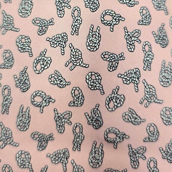 Hermes Tie 5295TA Pink Sailor Knot Rope Silk 100% Necktie France Luxury - Picture 6 of 6